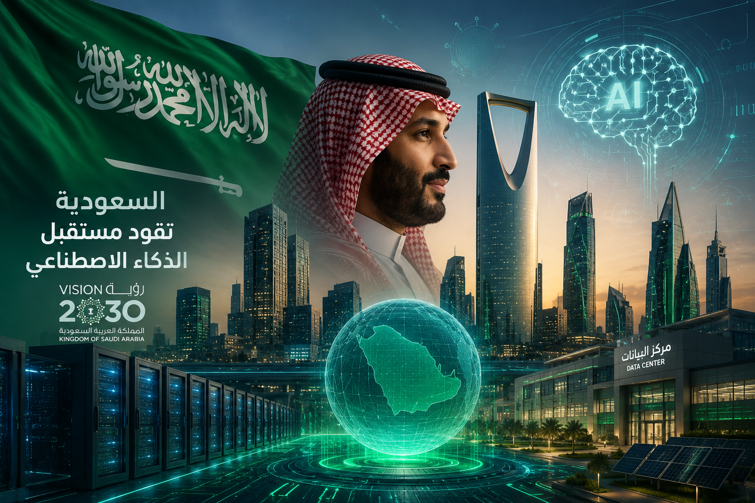 🇸🇦 كيف يمكن أن تصبح السعودية ثالث قوة عالمية في الذكاء الاصطناعي؟