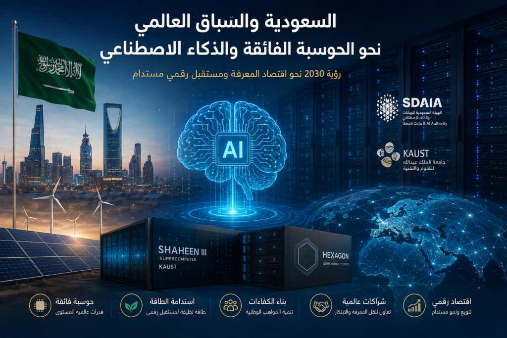 السعودية والسباق العالمي نحو الحوسبة الفائقة والذكاء الاصطناعي